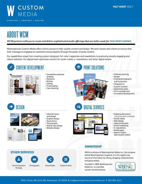 wcmex fact sheet.
